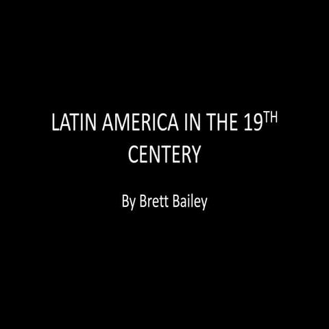 Latin America19thcentury