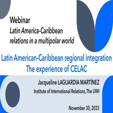 Latin American-Caribbean regional integration the experience of CELAC.pdf