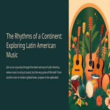 latin american music powerpoint presentation