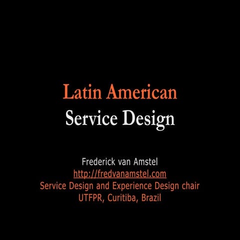 Latin American Service Design