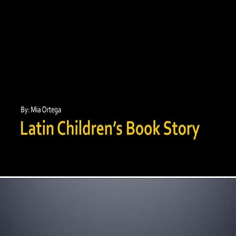 Latin children’s book story