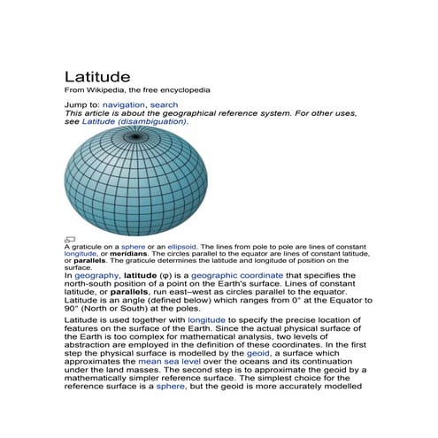 Latitude