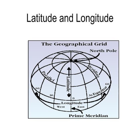 Latitude and longitude 1