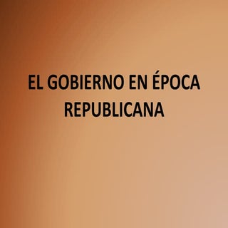 Latín   4º - gobierno - el gobierno...