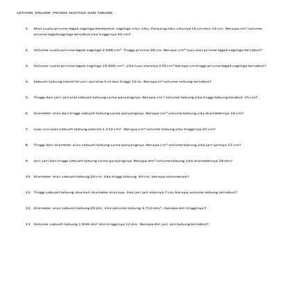 Lat prisma tabung lala