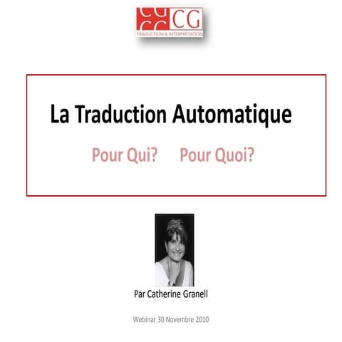 La traduction (automatique) gratuite sur internet