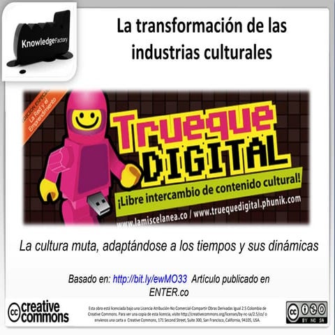 La transformacion de las industrias culturales