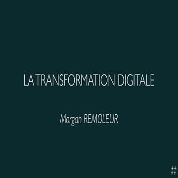 La transformation digitale