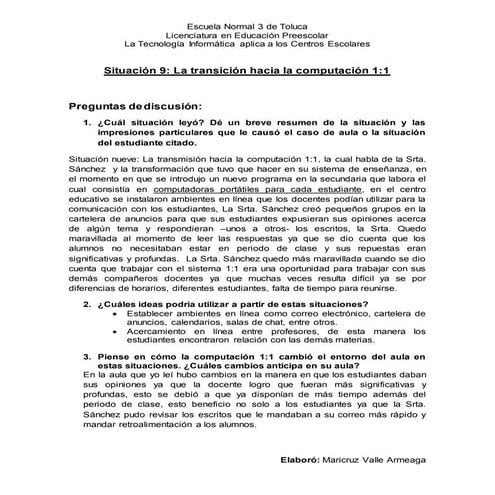 La transición hacia la computación