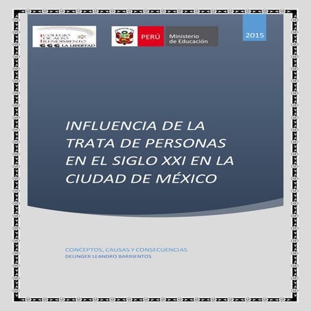 La trata de personas