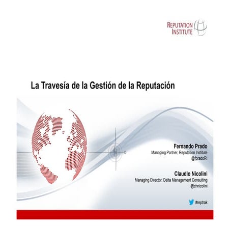 La travesia de la gestion de la reputación