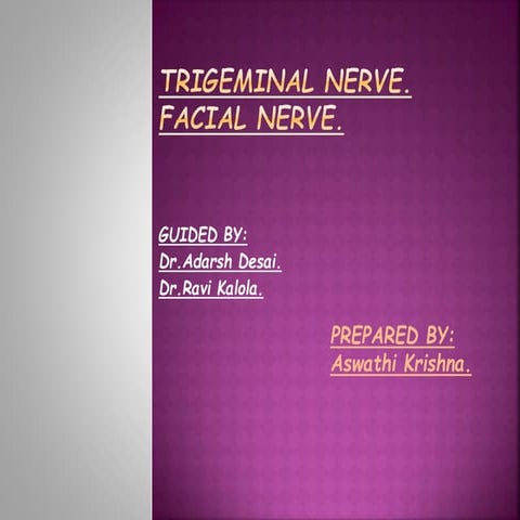 FACIAL & TRIGEMINAL NERVE 2