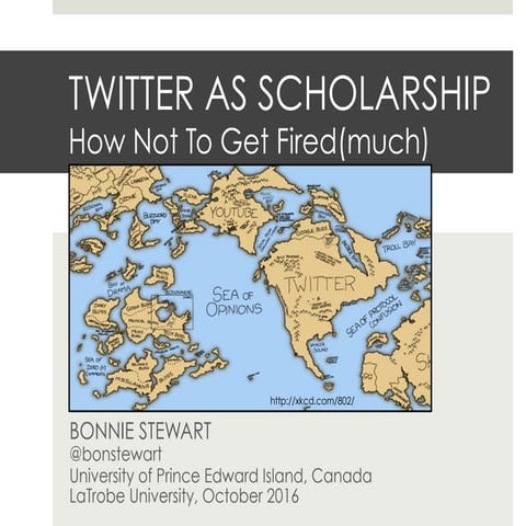 Twitter as Scholarship: How Not To Get Fired (Much)