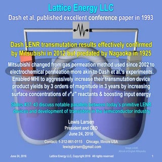 Lattice Energy LLC - 1994 conferenc...