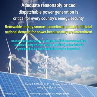 Lattice Energy LLC - Adequate reaso...