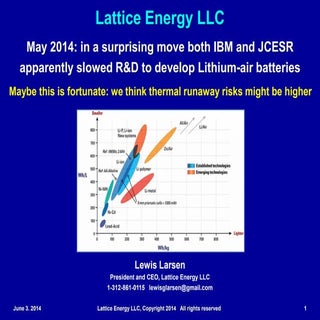 Lattice Energy LLC - IBM and JCESR ...