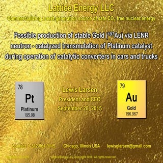 Lattice Energy LLC - Production of ...
