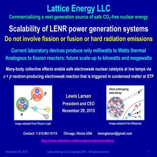Lattice Energy LLC - Scalability of...