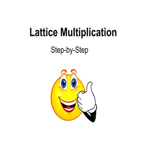 Lattice Multiplication | PPT