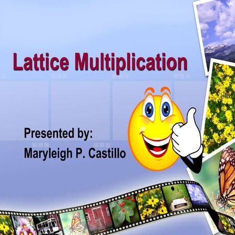 Lattice multiplication