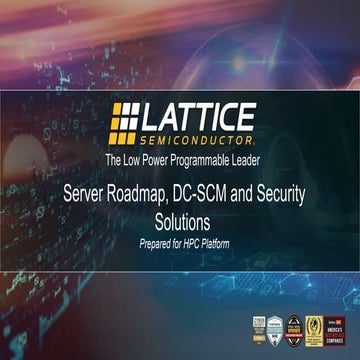 Lattice roadmap and DC-SCM for HPC at OCP.pptx