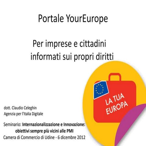 La Tua Europa - Camera di Commercio di Udine