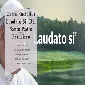 LAUDATO SI- SEMINARIO ESPECIAL de teologia