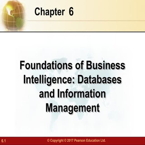 Databases Intelligence Business and Information Management | PPT