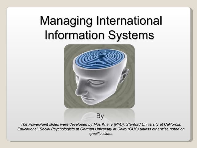 The evolution of management information system | PPTX