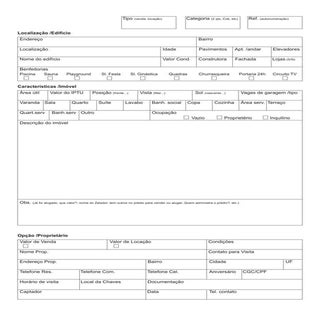 Laudo vistoria imovel