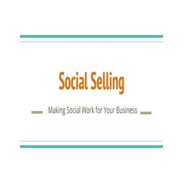 Get Started With Social Selling For Your Business