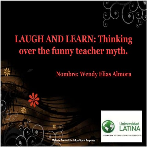 Laugh and learn