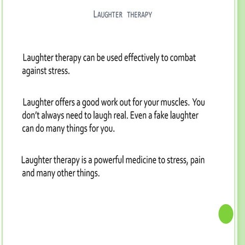 Benefits Of Laughter Therapy