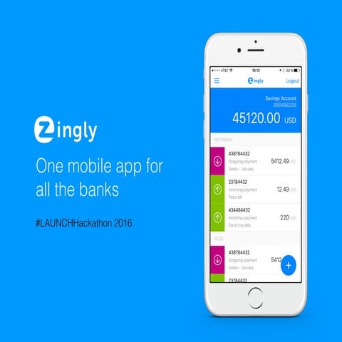 Zingly - Single app for all banks