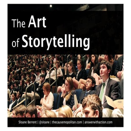 The Art of Storytelling for Social Entrepreneurs