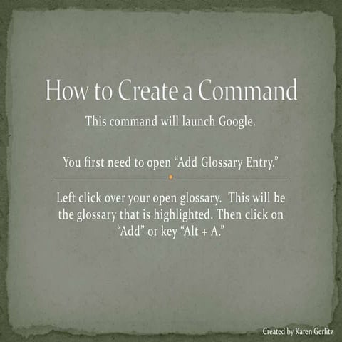 Launch google command