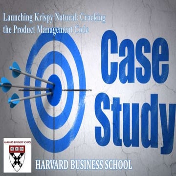 Launching krispy natural case study analysis