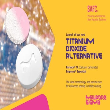 Launch of our new Titanium Dioxide Alternative