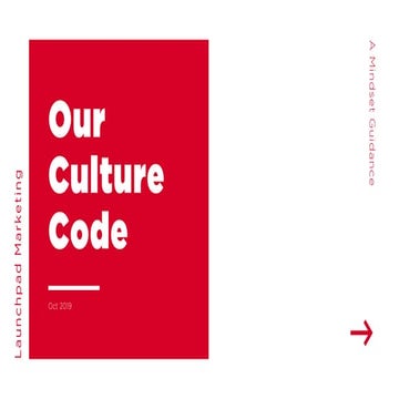 Launchpad Culture Code Oct 2019