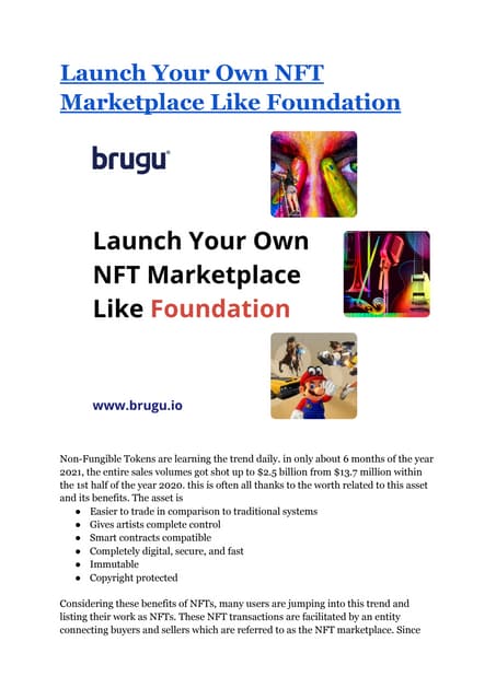 Launch your own nft marketplace like foundation