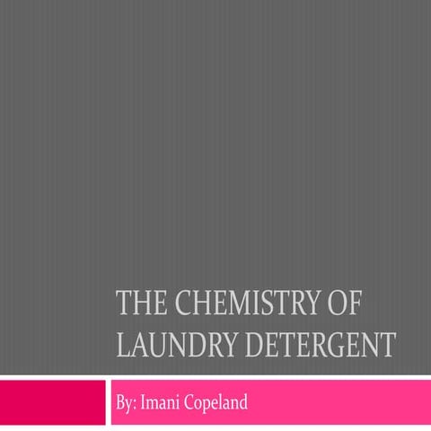 Laundry detergent