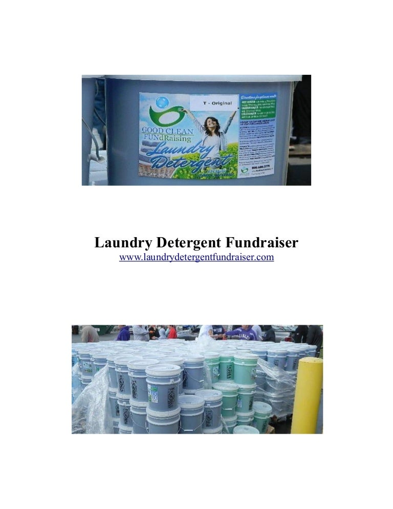 Laundry Detergent Fundraiser