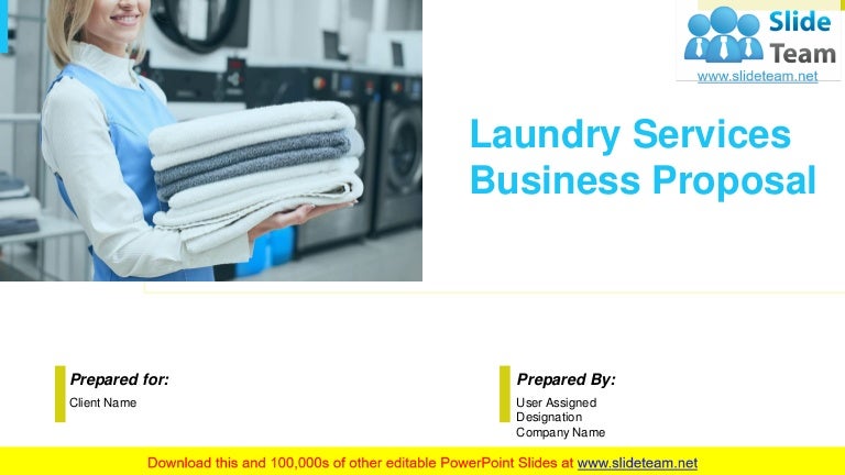 Laundry Services Business Proposal PowerPoint Presentation