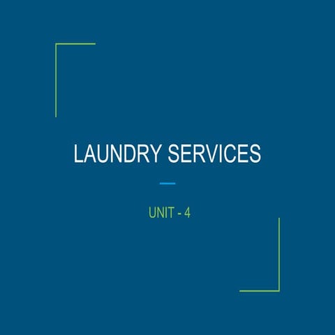 Laundry services 