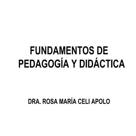 La unidad didáctica