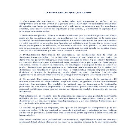 Carta de presentación del candidato a rector de la URJC David Ríos ...