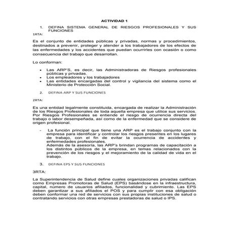 Punto 1 Y 2 Del Taller