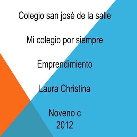 Emprendimiento laura | PPTX