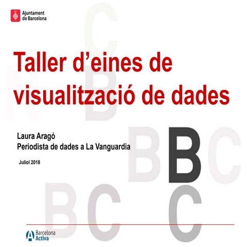 Taller d'eines de visualització de dades