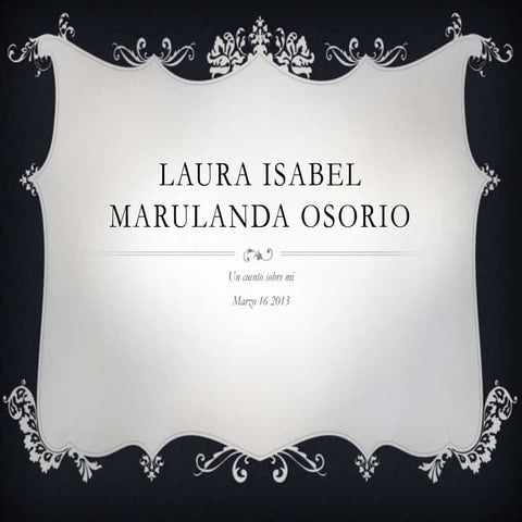 Laura isabel marulanda osorio